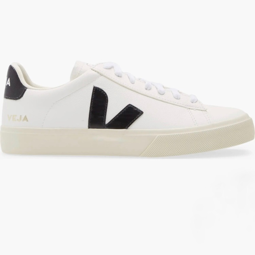 Veja Campo Leather Sneakers Extra White/Black 38 US 7